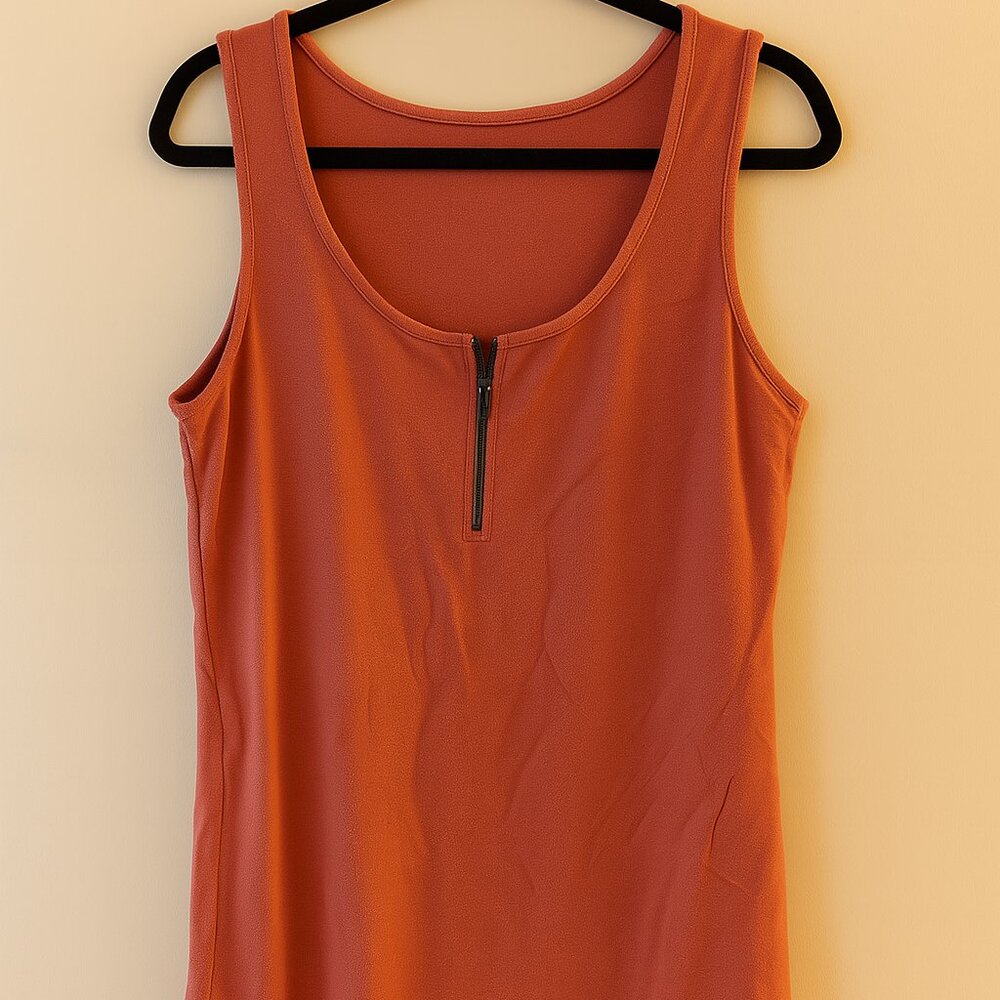 NWT! Torrid Coral Zip-Front Tank Top – Size 1